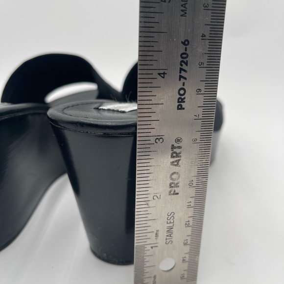 Steve Madden Y2K Black Wedge Size 8 - Picture 5 of 12